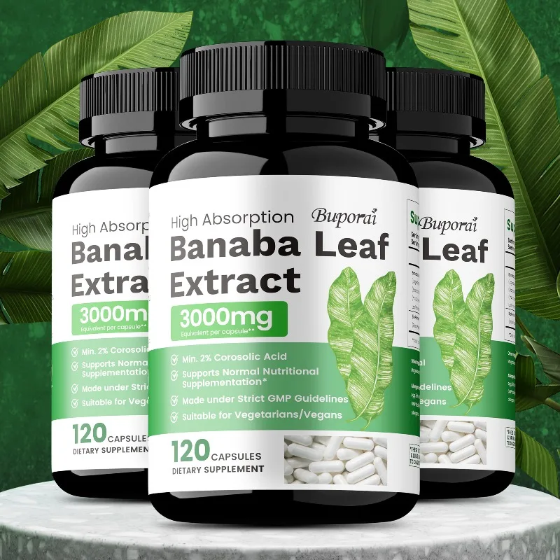 

Banaba Leaf Extract 3000mg - Weight Management, Promotes Metabolism, Controls Blood Sugar Levels, Supports Overall Health