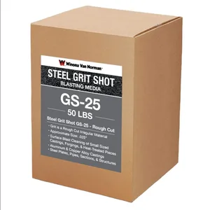 Steel Grit GS-25 - Rough Cut Shot - Sand Blasting Media 50lbs