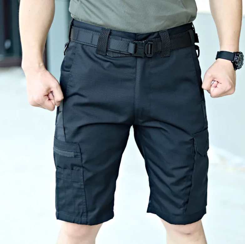 Camouflage Shorts Mens Summer Quick Drying Multiple Pockets Military Pants Outdoor Hiking Fishing Thin Shorts Male Jogger