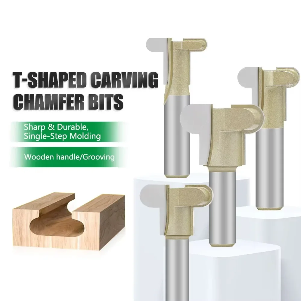 

1 шт. 1/2 "12,7 мм фреза с хвостовиком, резьба по дереву, двойной ящик для пальцев, мебельная фреза для резьбы по дереву, фреза для деревообработки