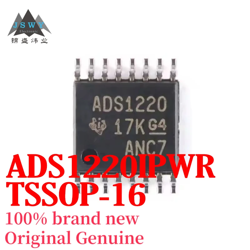 

(5/50pcs) ADS1220IPWR ADS1220 TSSOP-16 24-Bit Analog-to-Digital Converter Chip In Stock Fast Shipping Free Shipping