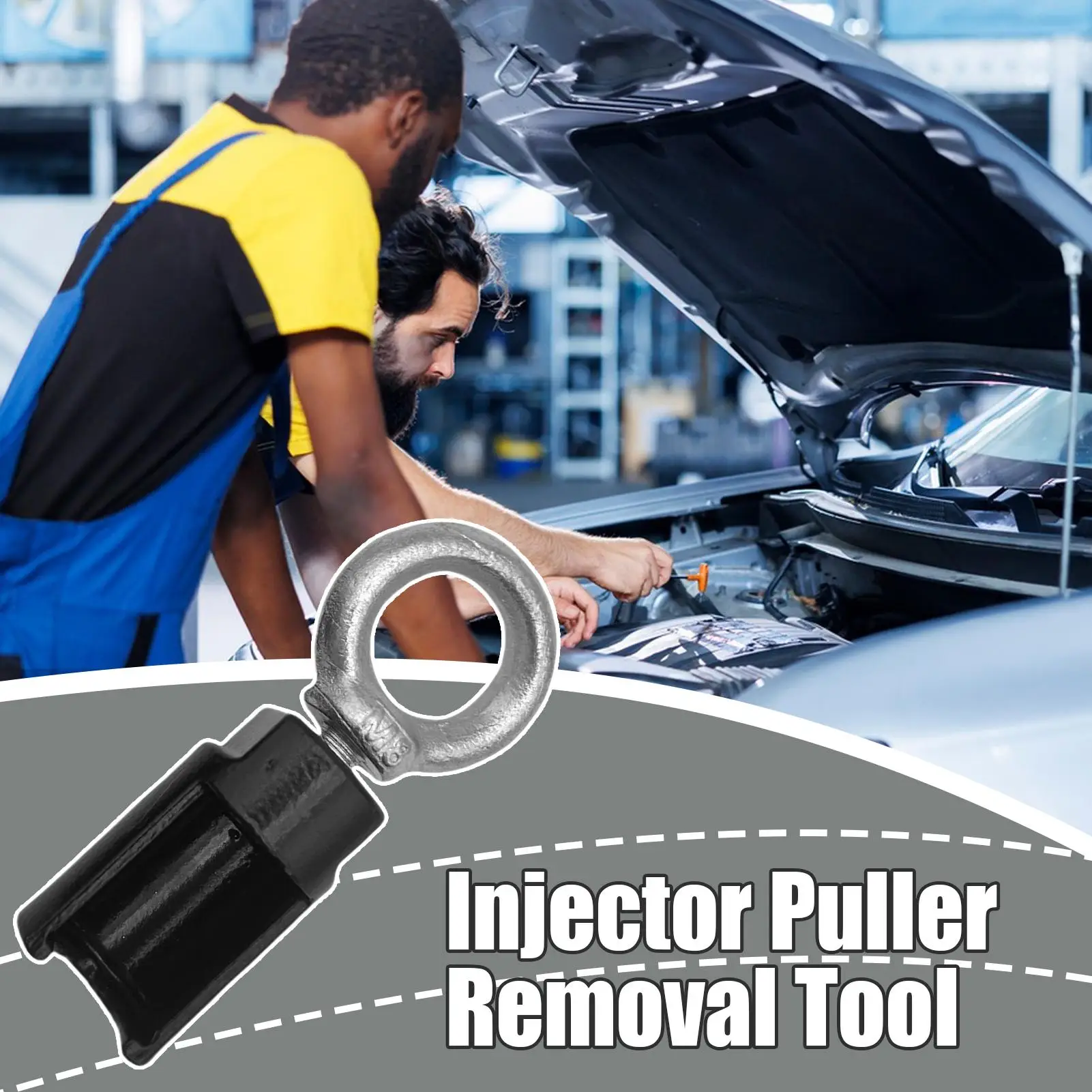 

Инструмент для снятия инжектора Инструмент для извлечения инжекторов Профессиональный съемник для обслуживания автомобилей Разборка Ремонт Установка двигателя