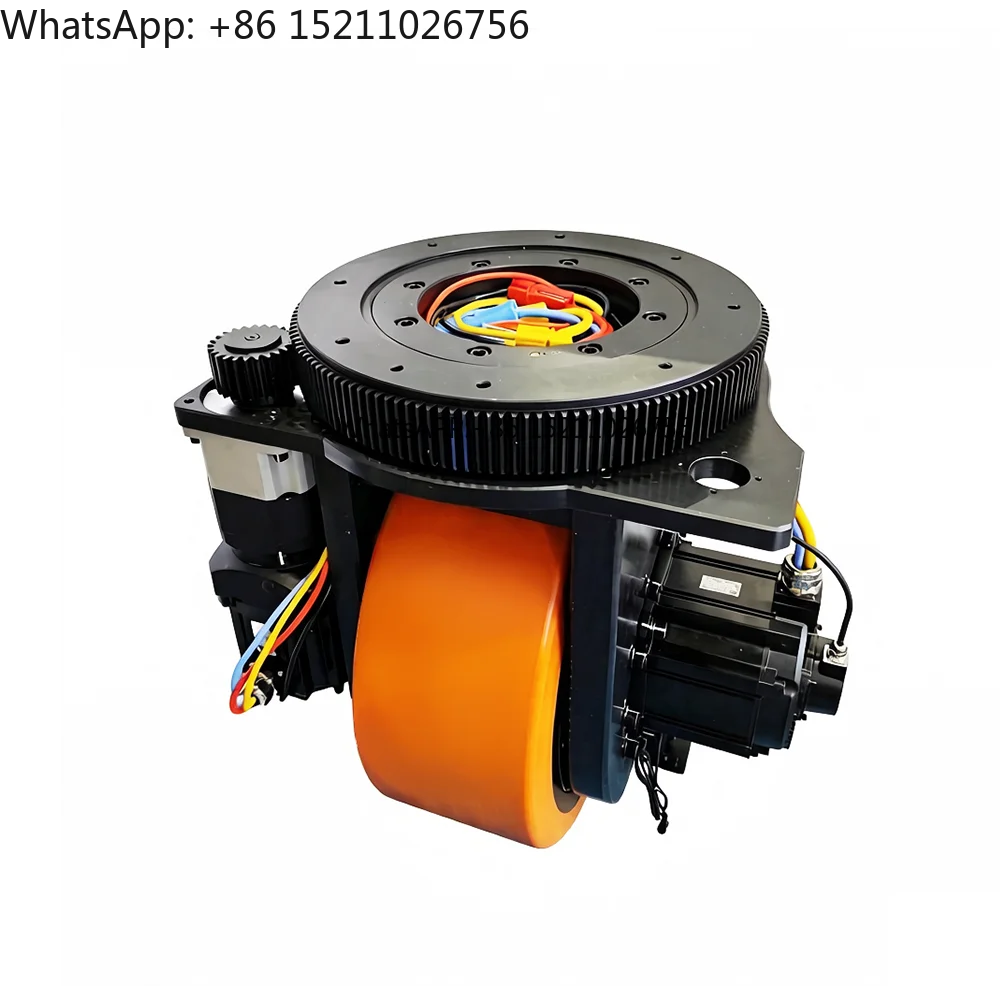 5000w 10T Load Polyurethane agv Wheel Horizontal Steering Wheel Heavy Duty Wear Resistance
