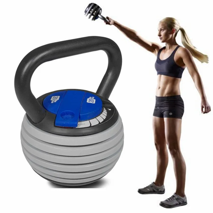 

20LB Gym Strength Training Equipment Adjustable Kettlebell Set for Sports