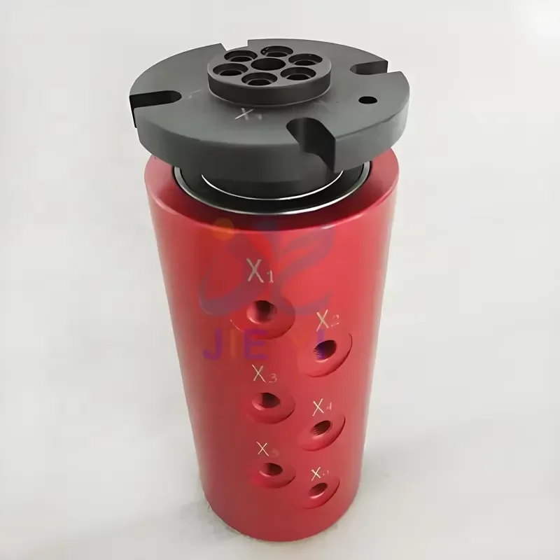 8 Passages 360 Deg Rotation High Pressure Hydraulic Oil Rotary Joint Used for the Central Slewing System of Excavators