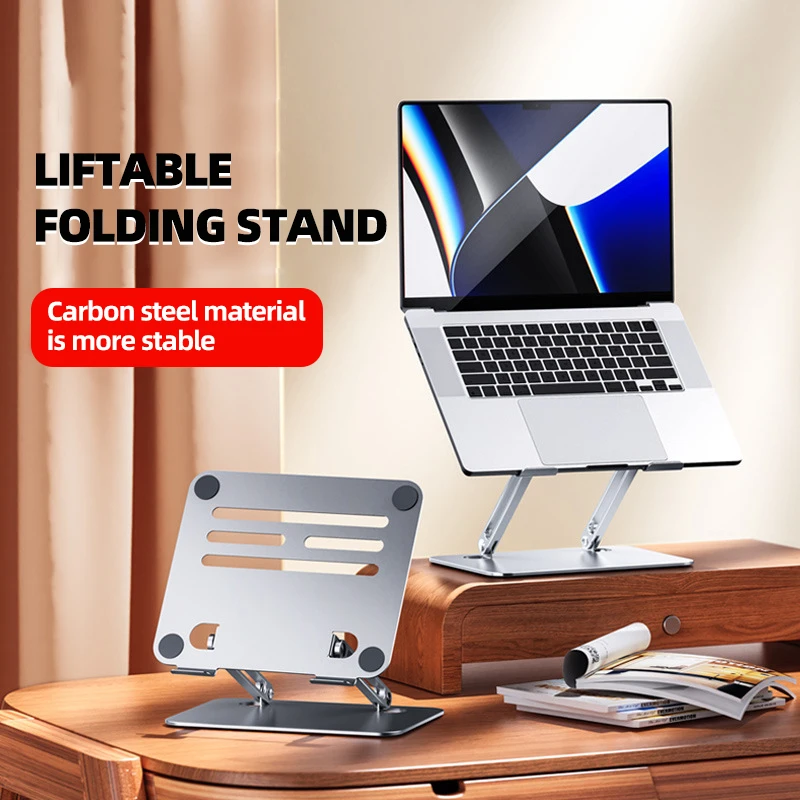 

Laptop Stand Foldable Aluminum Alloy Portable Notebook Stand 10-17 Inch Macbook Air Pro Computer Bracket Laptop Holder Accessori