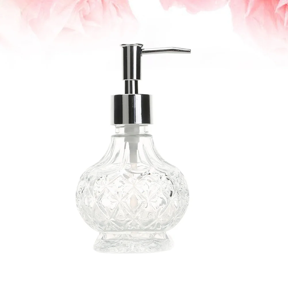 

Glass Press Lotion Pump Bottle Portable Dispenser Bottle Refillable Eco Friendly Travel Container for Shampoo Conditioner Body