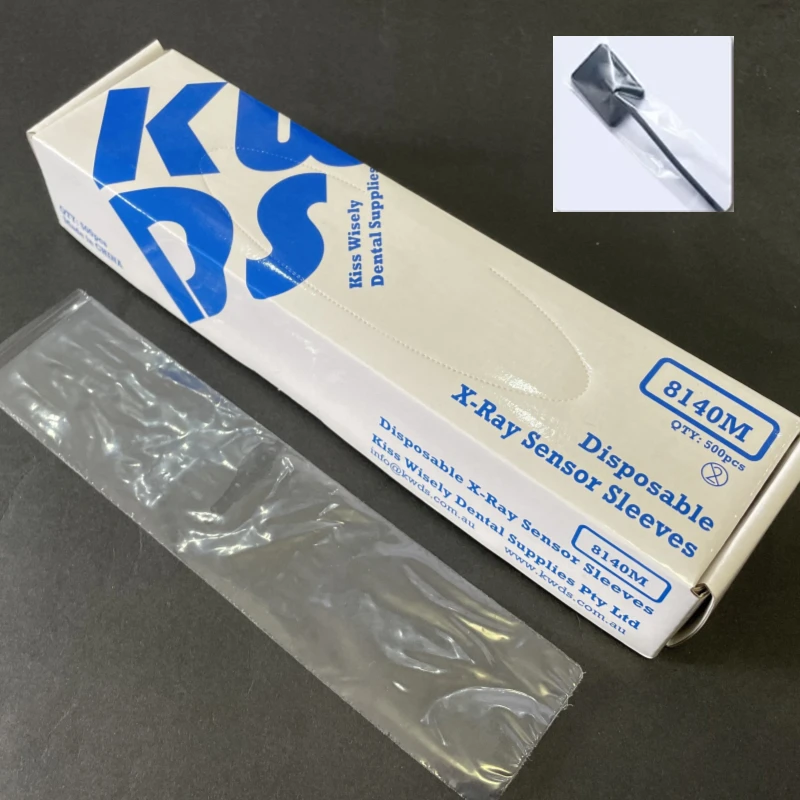 500pcs/set Disposable Dental Material Poly Pastic For X-Ray Sensor Protective Film Cover