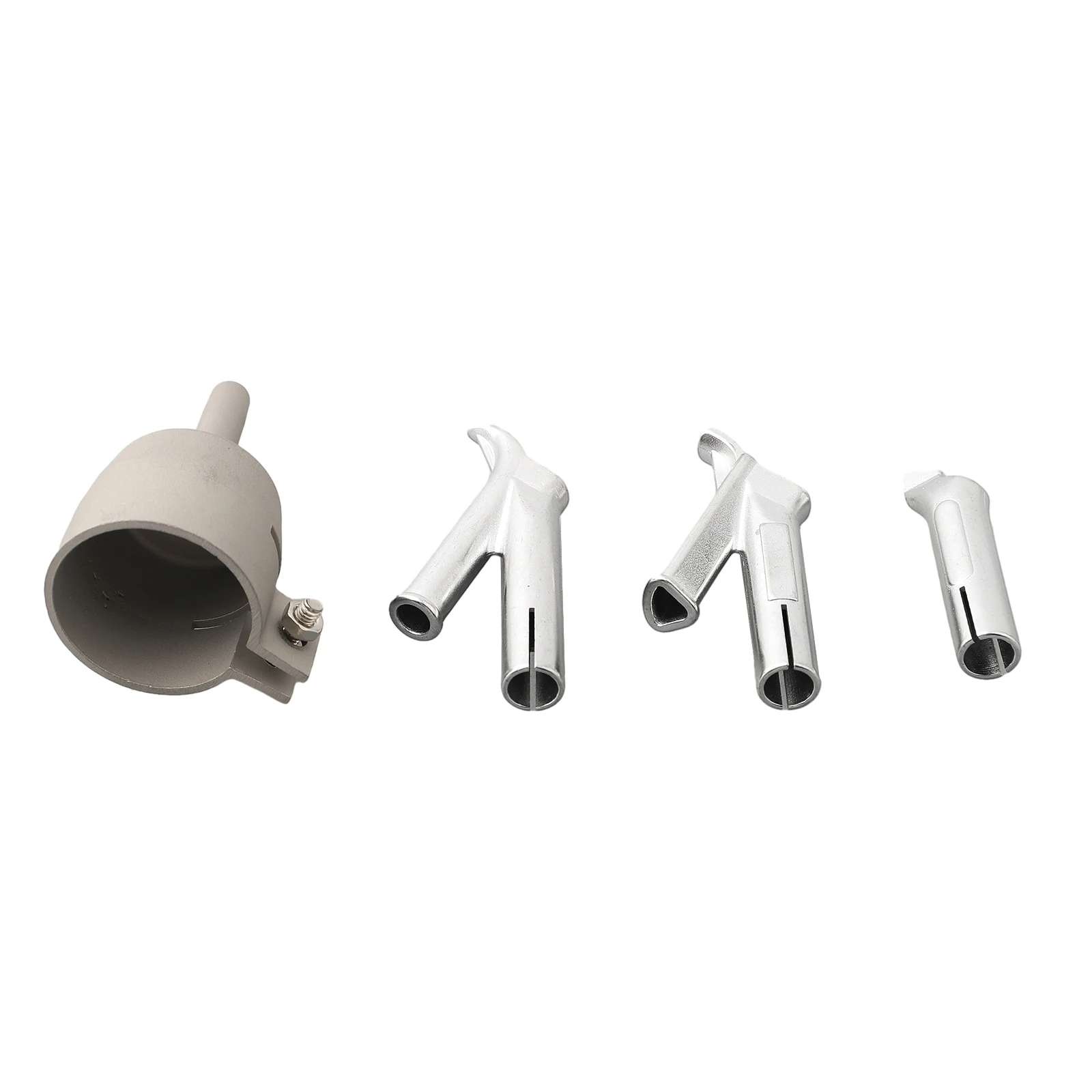 4Pcs/Set Welding Tools Round & Triangular Speed Welding Nozzle+Tacking Nozzle For Hot Air Welder Torch PVC PE Plastic Welding
