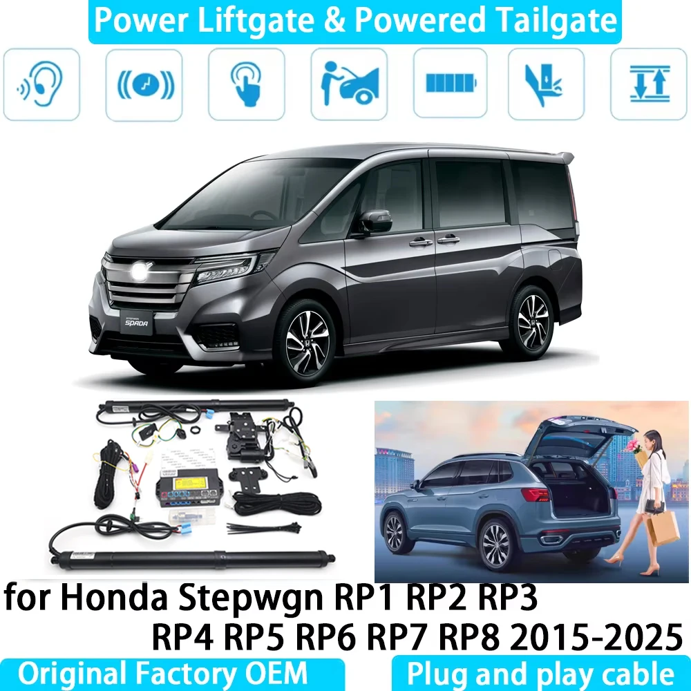 for Honda Stepwgn RP1 RP2 RP3 RP4 RP5 RP6 RP7 RP8 2015-2025 Automatic Electric Power Liftgate Powered Tailgate Strut Tail Gate