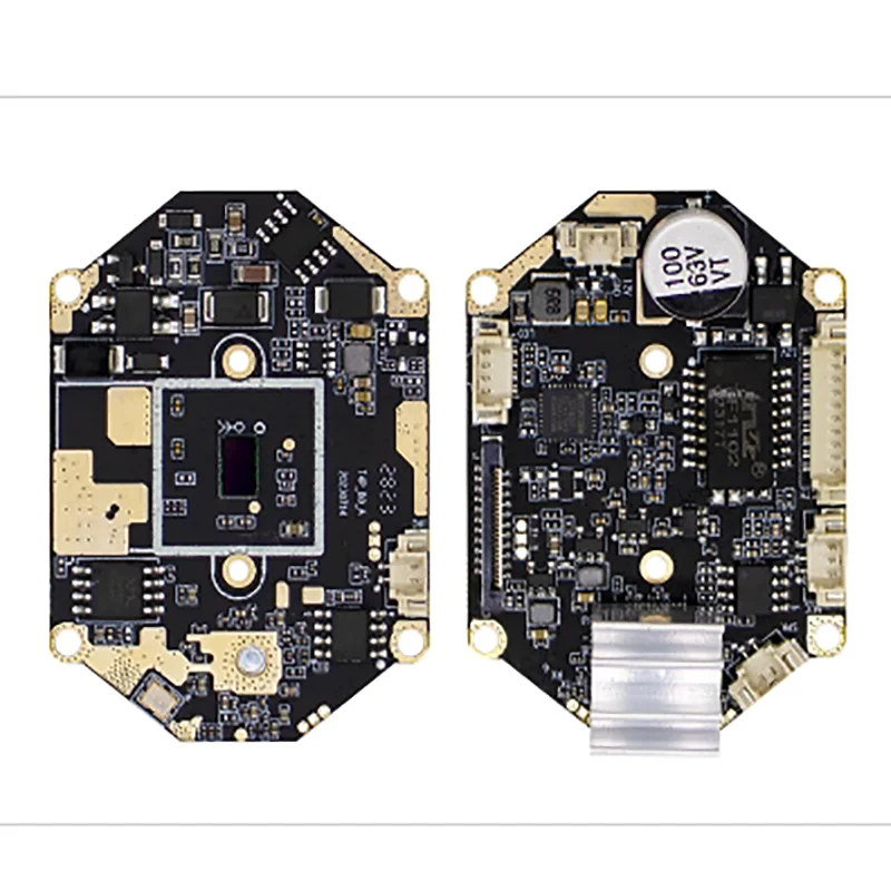 โมดูล T4P กล้อง IP ไฟเสียงอัจฉริยะเตือนกล้องวงจรปิด H.265 HD onboard Junzheng Plan Humanoid ชิปตรวจจับอัจฉริยะ