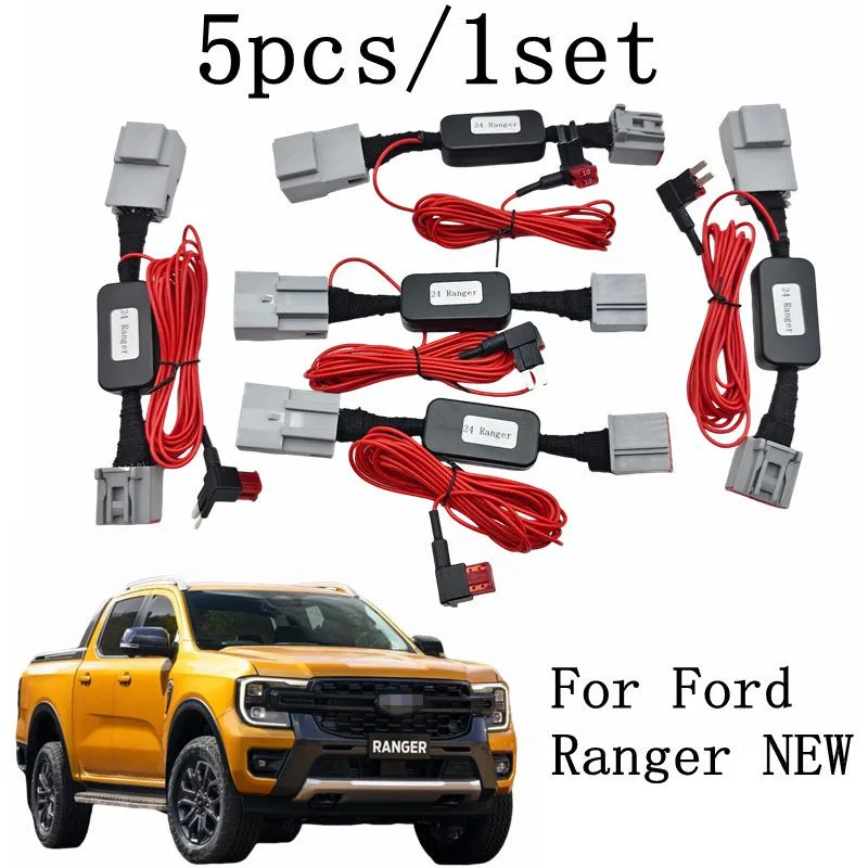 5pcs Engine Start Stop System Off Eliminator Control Sensor Plug Cable Canceller for Ford Ranger Raptor 2023 2024 2025 2026