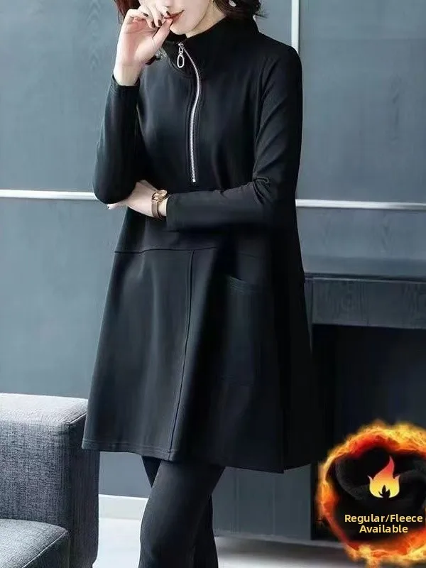 

Большой размер, толстовка с капюшоном, кардиган, женская повседневная осенне-зимняя верхняя одежда с воротником-стойкой