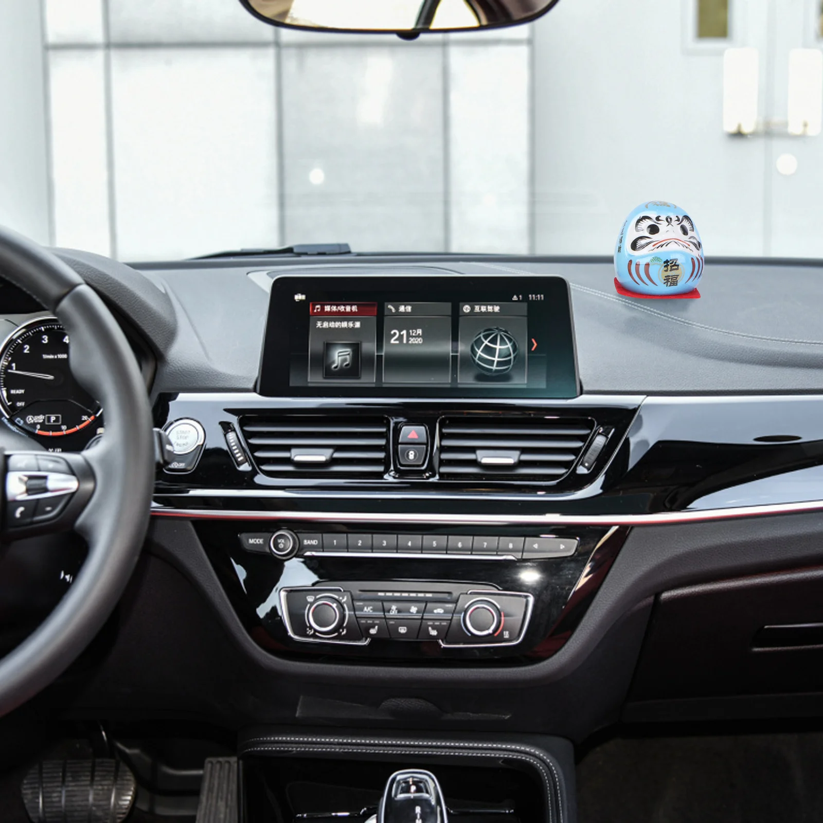 

5pcs Japanese Style Ceramic Dharma Figure Unique Desktop Decor For Home Living Room Table Ornament Holiday Party Prop Craft