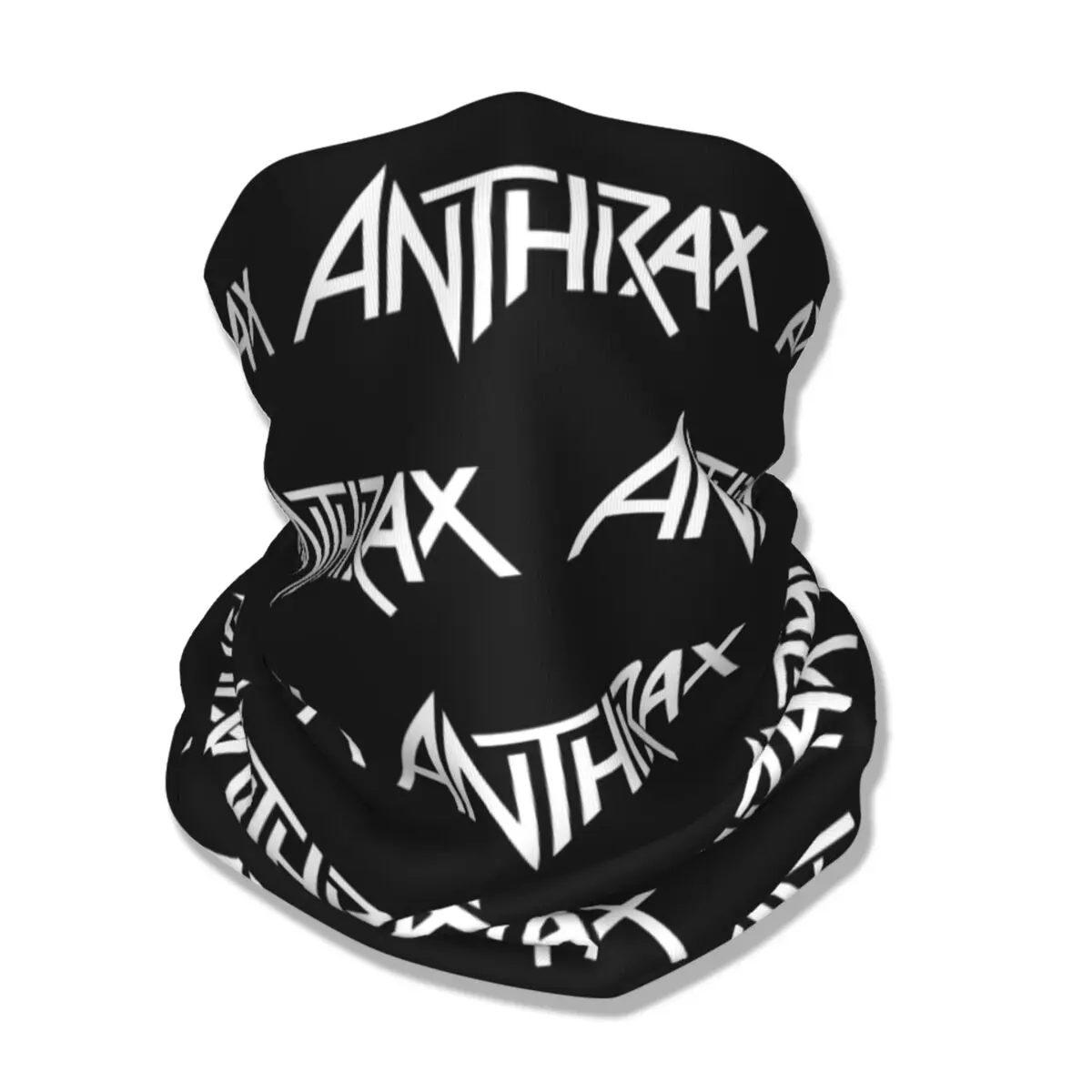 แถบผ้าพันคอพิมพ์ลายโลโก้ Anthrax ผ้าพันคอวิเศษผ้าพันคอใช้ได้หลายแบบใช้ได้ทั้งชายและหญิงสำหรับวิ่งผู้ใหญ่ทุกฤดู