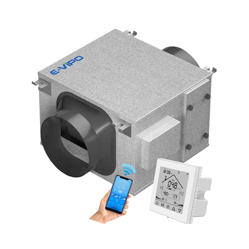 Ventola di ventilazione con estratto meccanico MEV Unità di ventilazione con ingresso positivo PIV Ventilazione dell'aria fresca Sistemi HVAC residenziali