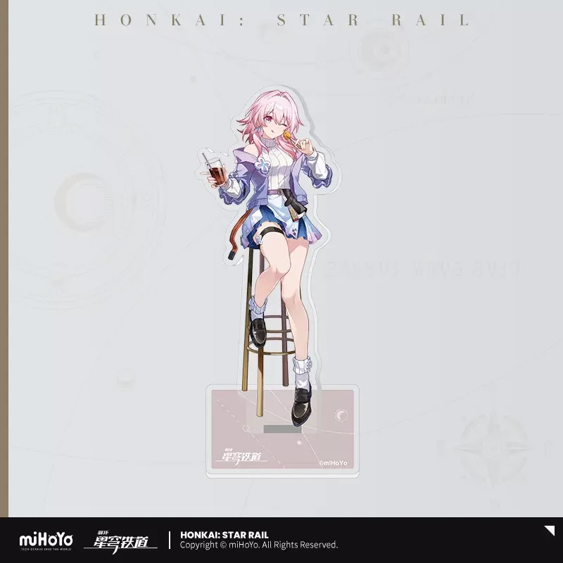 Sunsyea Honkai Star Rail Official Merch miHoYo Original Authentic MWQH Series Acrylic Stand Dan Heng March 7th