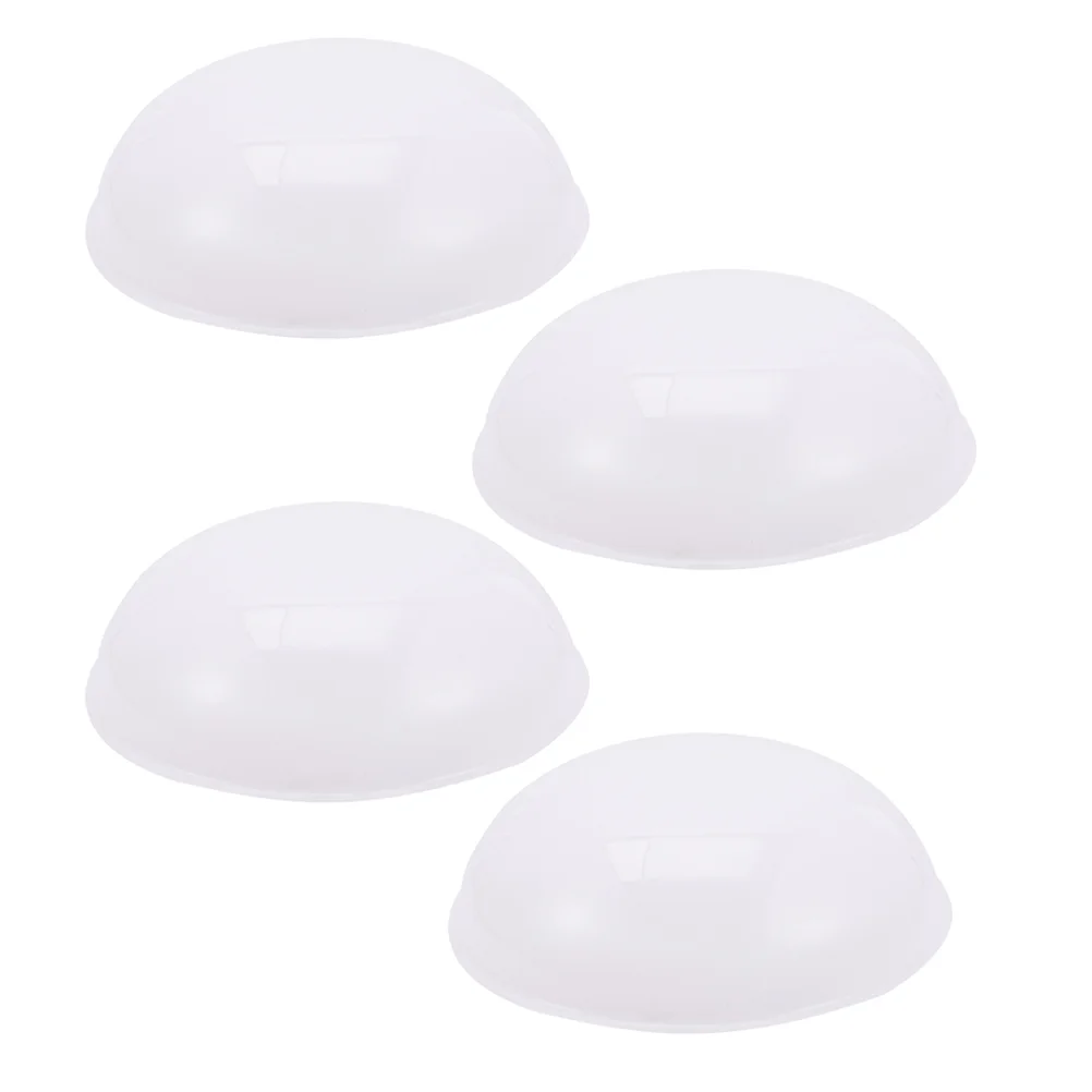 

4 Pcs LED Round Ceiling Circular Diffuser Pvc Fan Light Covers Flush Mount Material Simple Design Easy Installation