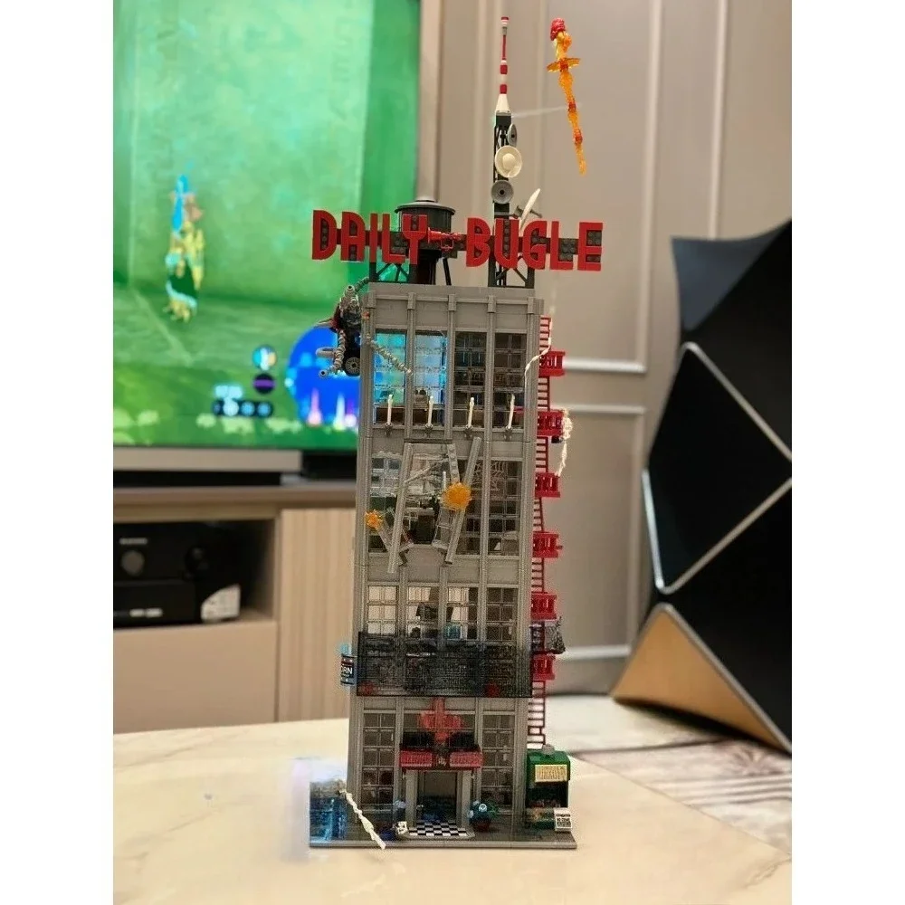 مجموعات مكعبات بناء المكاتب 76178 متوافقة مع جزيئات ليغو مناسبة لهدايا عيد الميلاد 3772 قطعة