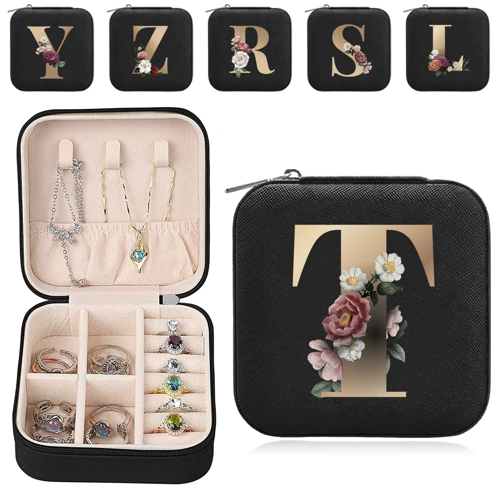 Large Display Ear New Jewelry Casket Portable Large Capacity Travel Jewelry Organizer ...