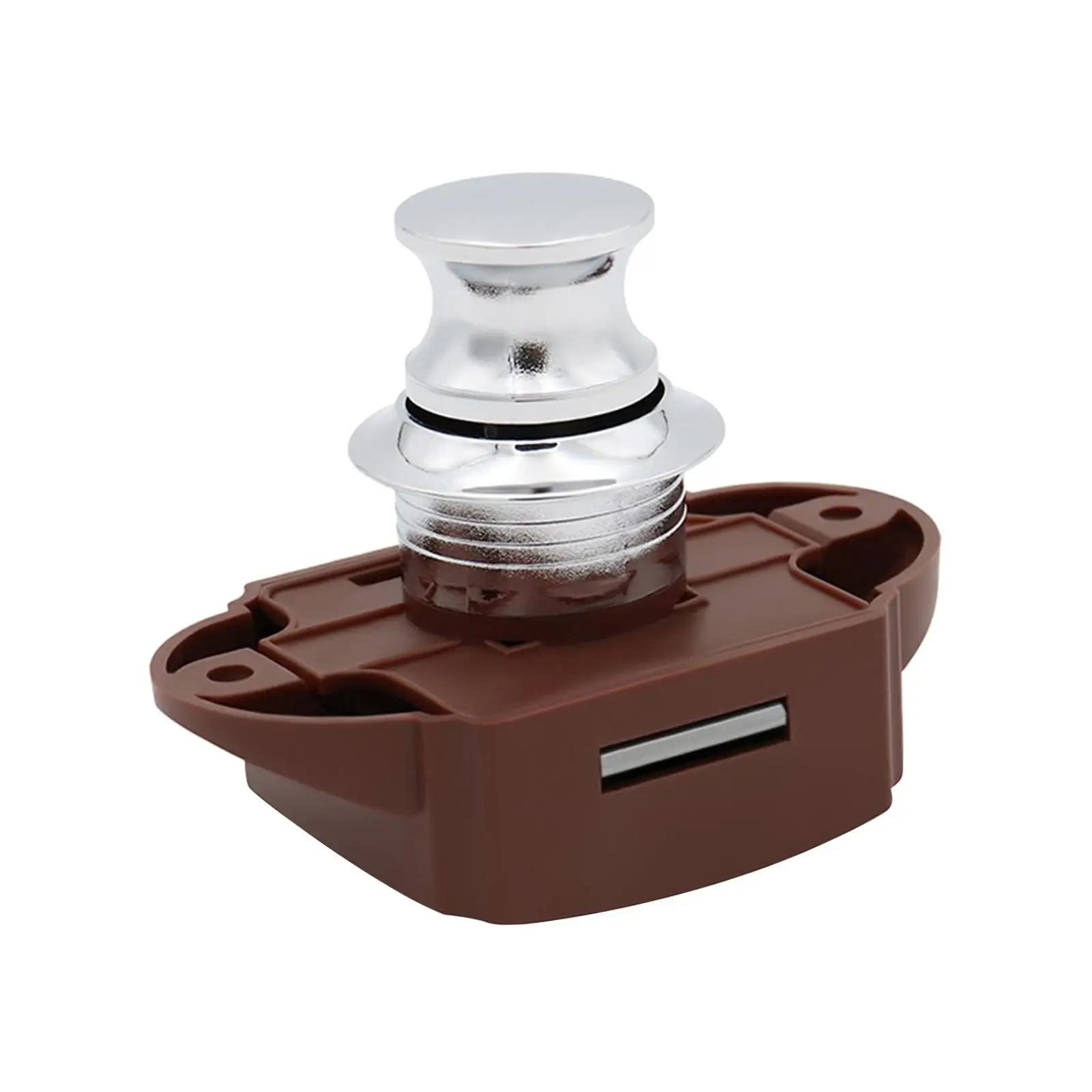 Push Button Latch Lock Keyless Furniture Door Lock Latch Button Lock RV Rv Boat for Boat Motorhome Camper Yachts Door