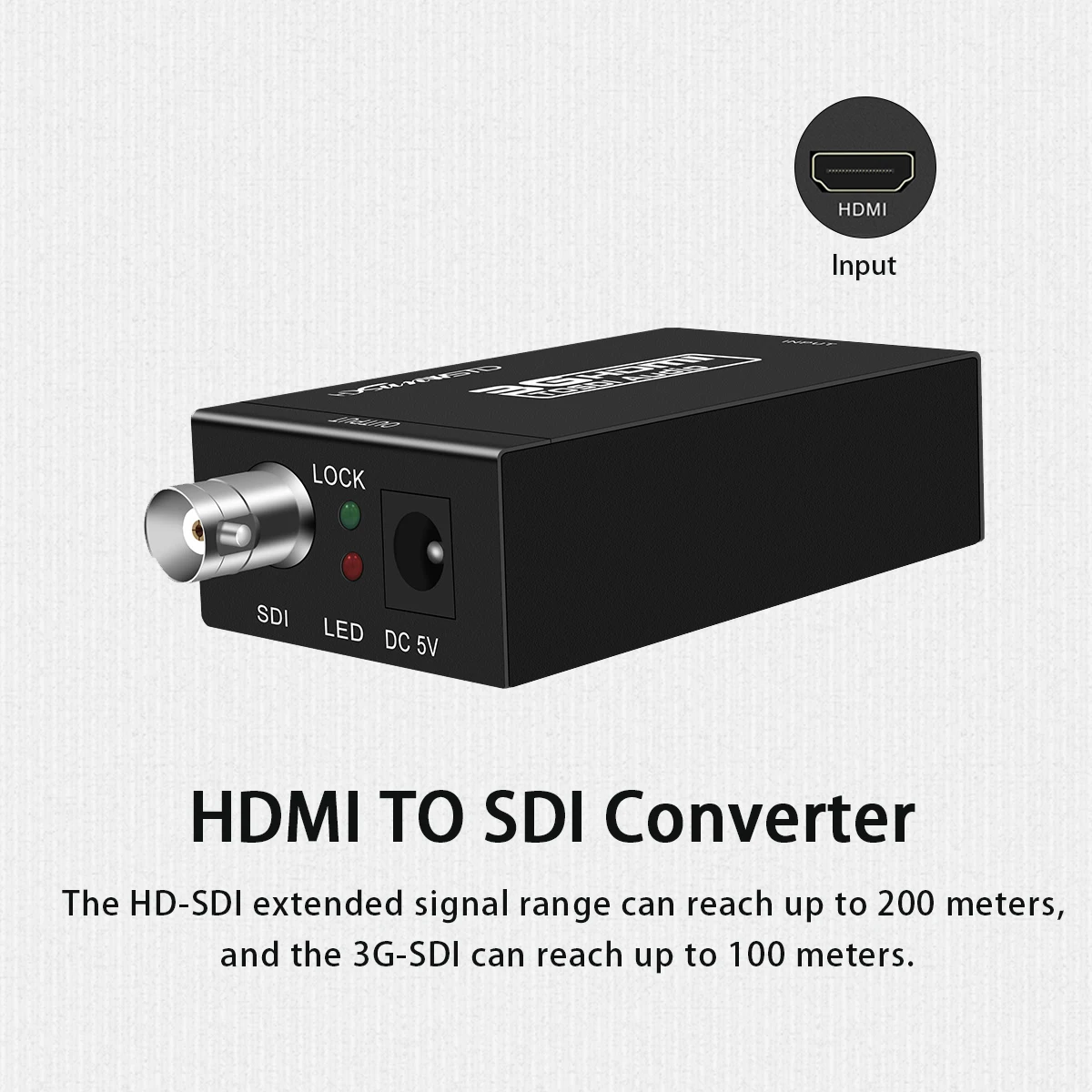 

HDMI TO SDI Converter Adapter HDMI SDI Adapter SDI , HD-SDI / 3g-sdi Adapter Support 1080P For Camera Home Theater