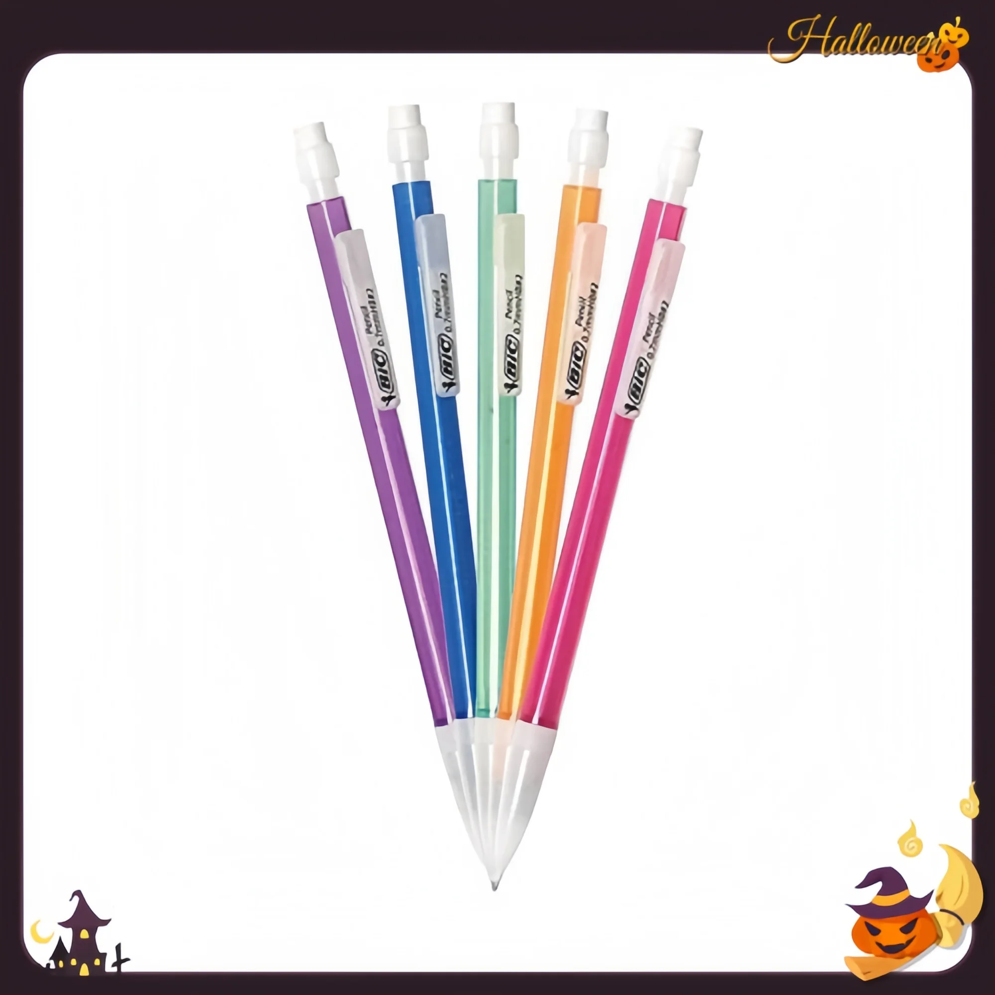 

24-Count Mechanical Pencils, 0.7mm Medium Tip with Erasers for Classroom & Office Use