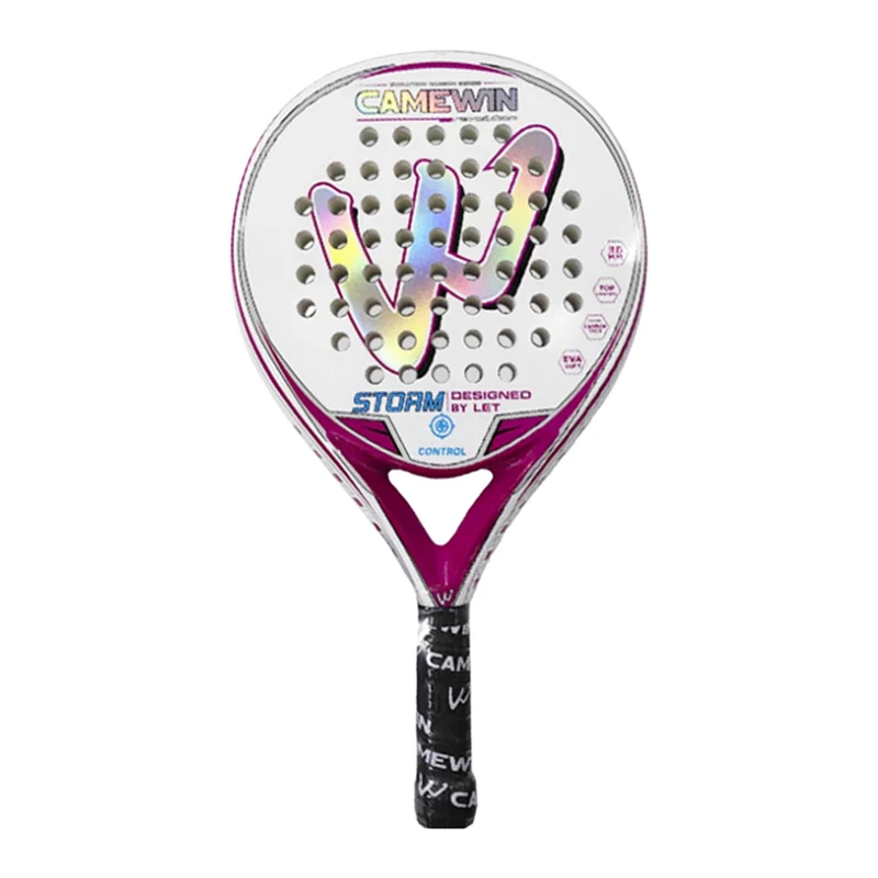 

CAMEWIN Paddle Racket для взрослых, профессиональное углеродное волокно, мягкое теннисное весло из ЭВА для лица с сумкой для ракеток, прочное, легко устанавливается