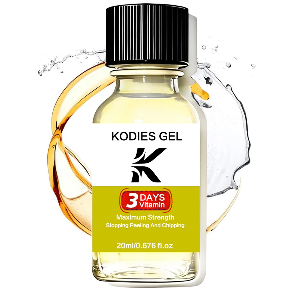 KODIES GEL 20ML Rejuvenation Nail Growth Oil วิตามินเครื่องสําอาง Nail Growth Serum บํารุงผิวแห้ง Nail Art Treatment Repair Care