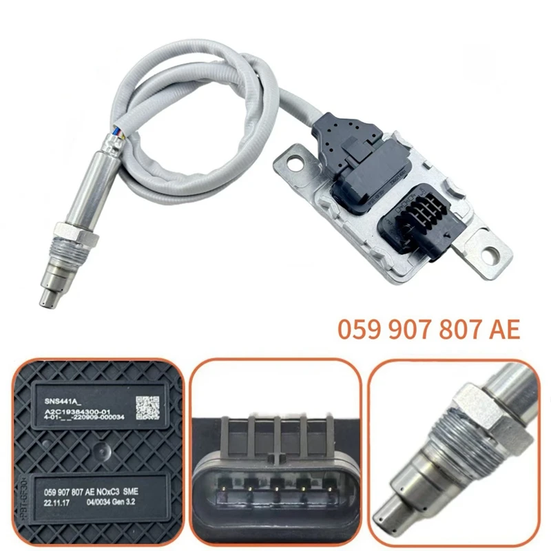 

059907807 Датчик оксида азота Nox автомобиля AE для VW Amarok Touareg Q7 Skoda Seat 2011-2020 SNS441A