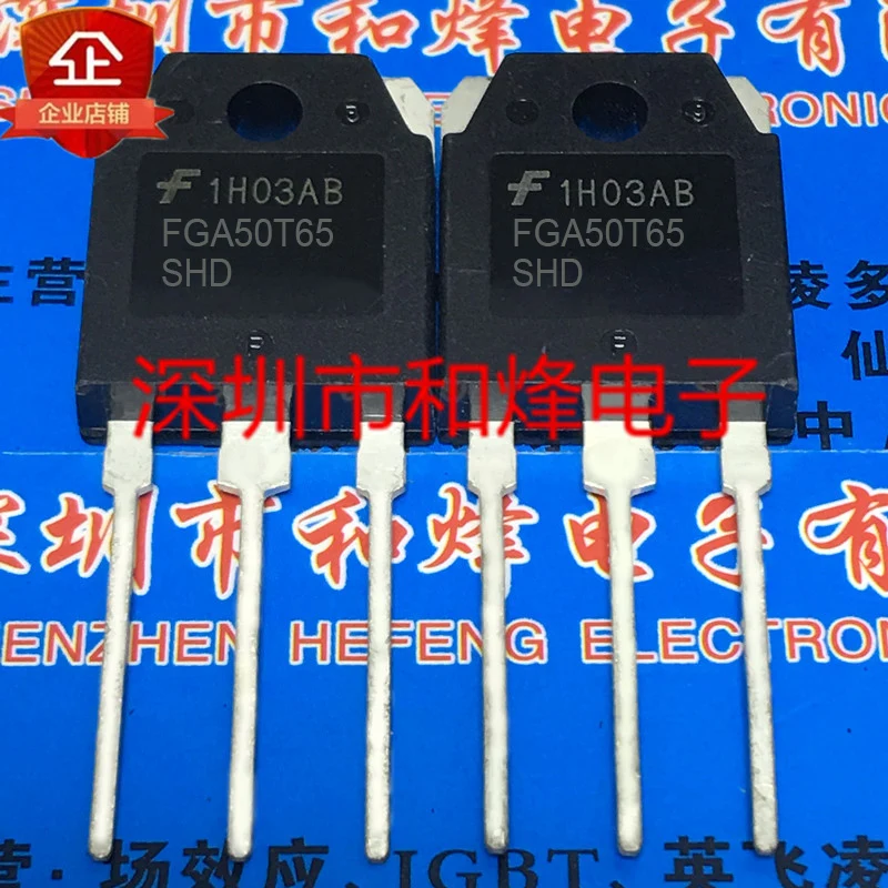 5PCS-10PCS FGA50T65SHD IGBT TO-3P 650V 100A NEW AND ORIGINAL ON STOCK