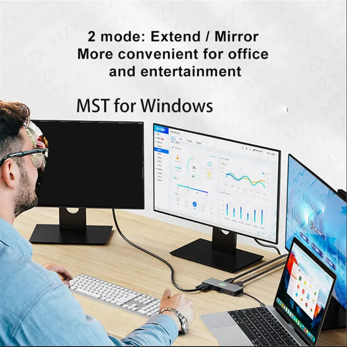 

USB-концентратор 11 в 1, док-станция 3.1 Type-C HD+DP+VGA с тремя экранами