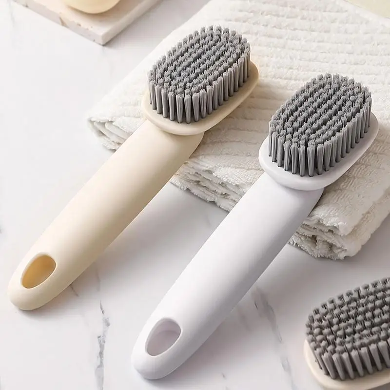 Soft Bristle Scrub Brush Household Cleaning Brush Soft Bristle No Damage Ergonomics Grip Household Cleaning Tool For Cleaning