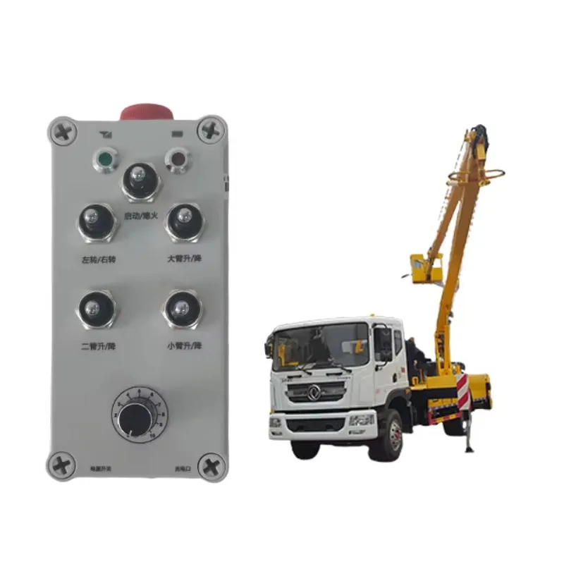 

Industrial Aerial Work Truck Wireless Remote Control Electric Hoist Waterproof For Crane AAA Battery Crane Remote Control Remote