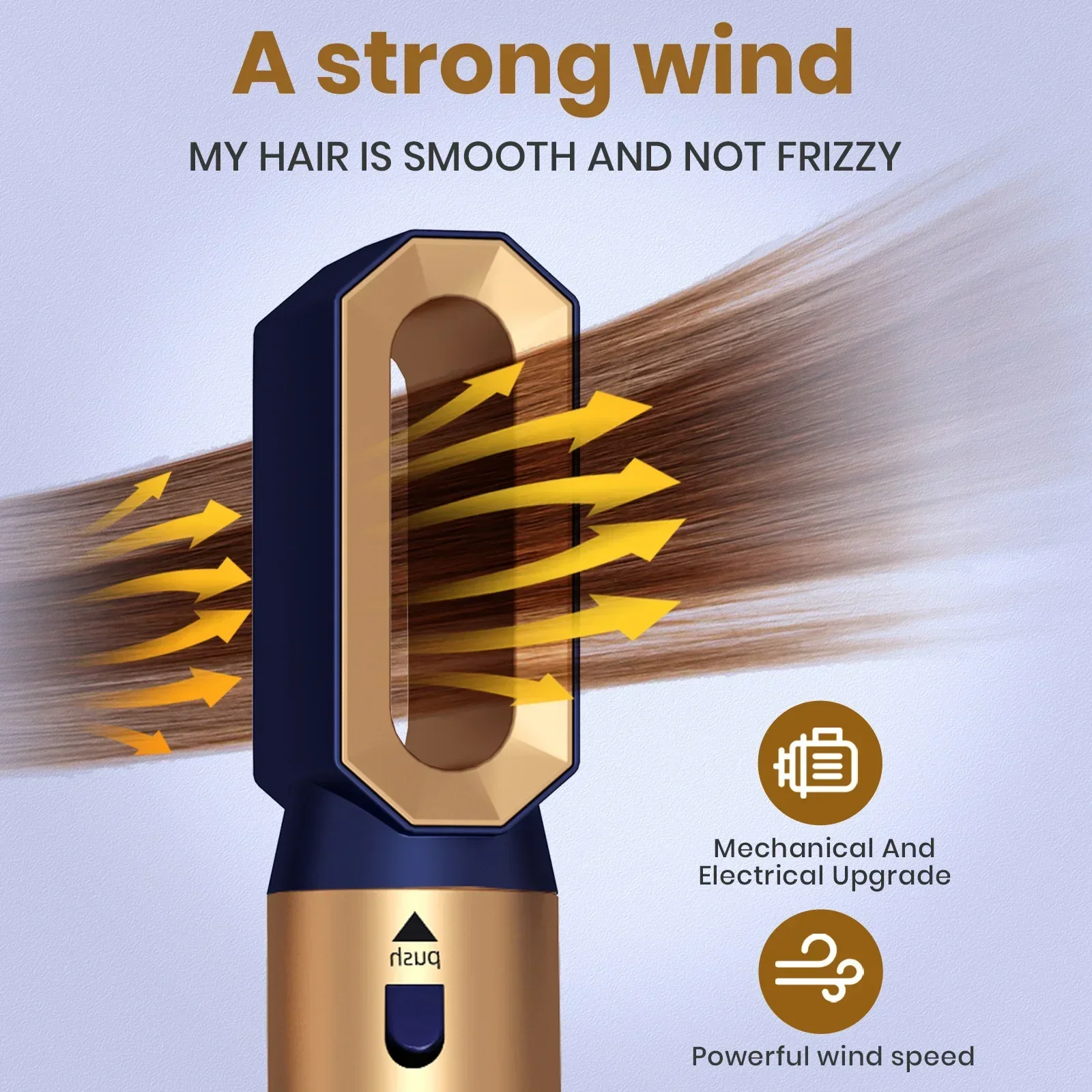 5 In1 متعدد مكواة فرد الشعر مصفف شعر مكواة تجعيد مجفف الشعر مع فرشاة شعر مجفف شعر لمجفف الشعر نمط متعدد #5