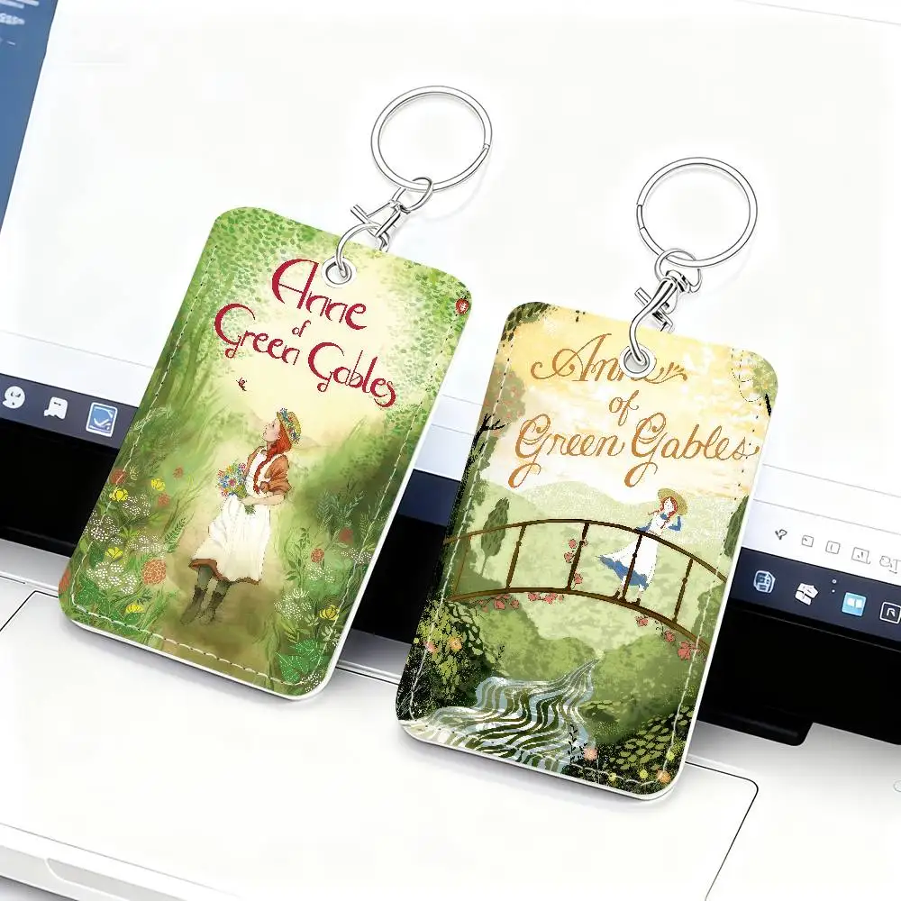 Book A-Anne of Green G-Gables Card Holder Suitable For Bank Access Library  Parking Bus Subway And Keychain