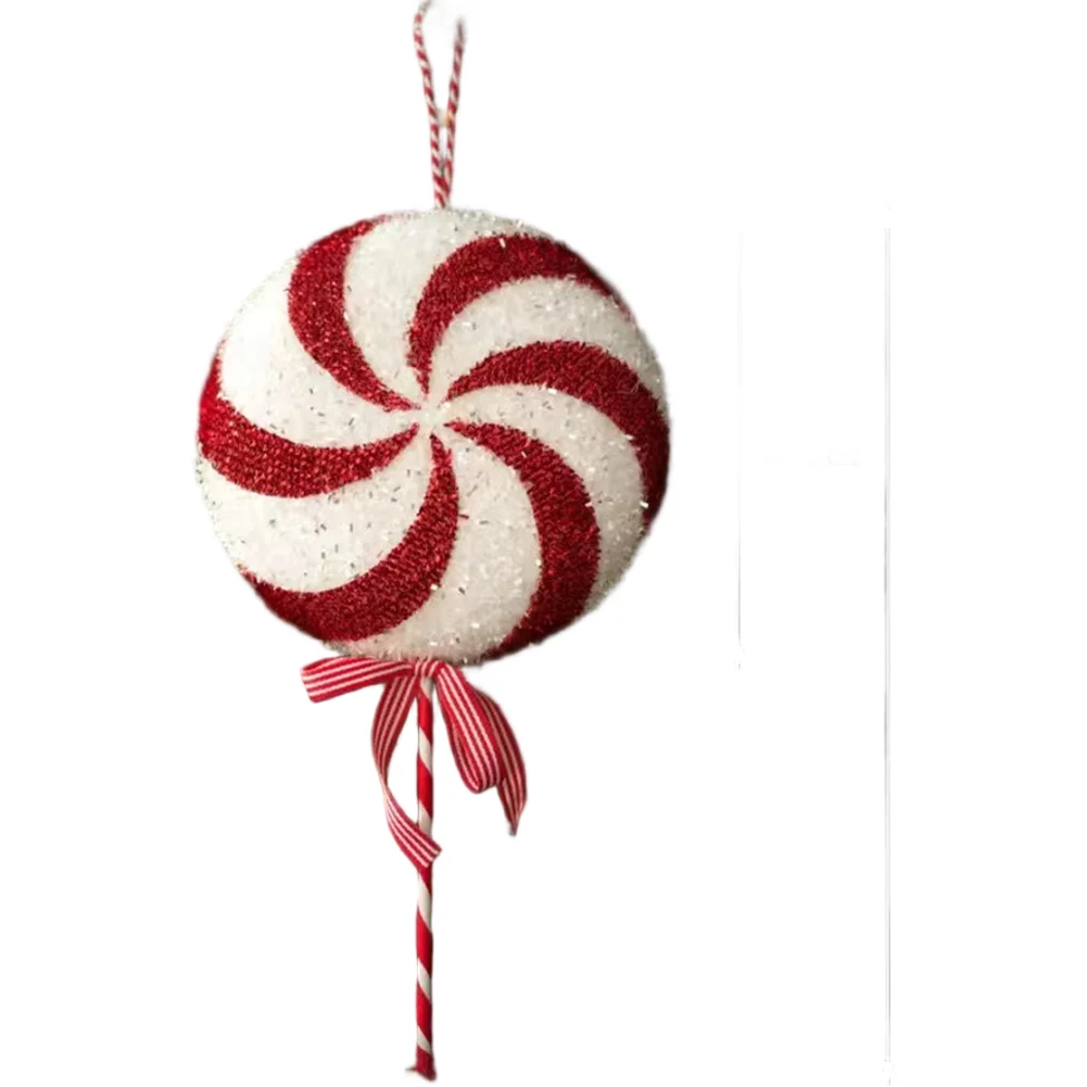 

Festive Tree Ornaments Christmas Ornaments Classic Red And White Foam Material Layered Arrangements Lightweight Design
