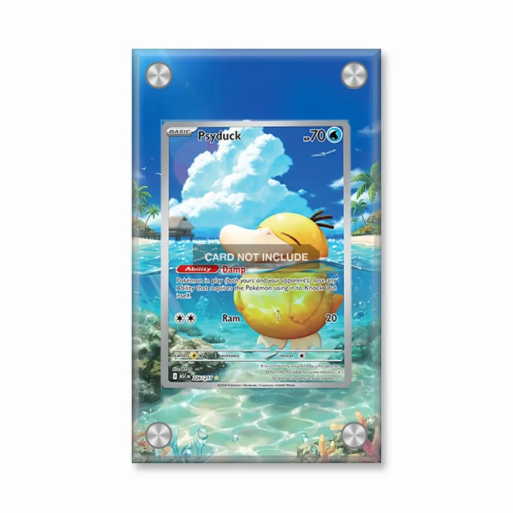 Psyduck Extended Art Display Cases for Cards
