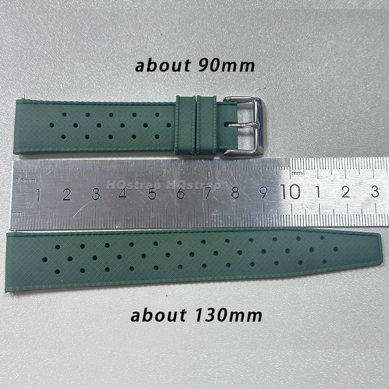 Резиновый ремешок 18 мм, 20 мм, 22 мм, силиконовый быстросъемный ремешок, водонепроницаемый ремешок для часов, удобный сменный браслет, браслет