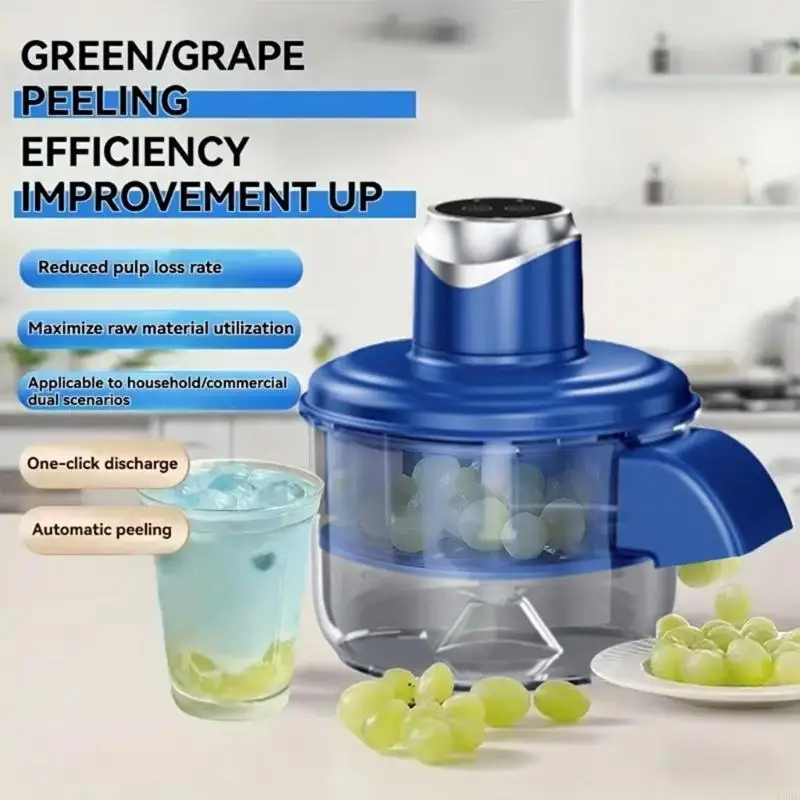 آلة تقشير العنب الكهربائية التلقائي آلة تقشير الثوم الفاكهة الصغيرة #4