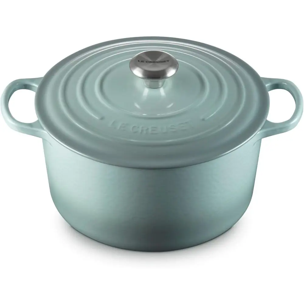

Sea Salt 6.5-Quart Deep Round Enamel Cast Iron Oven