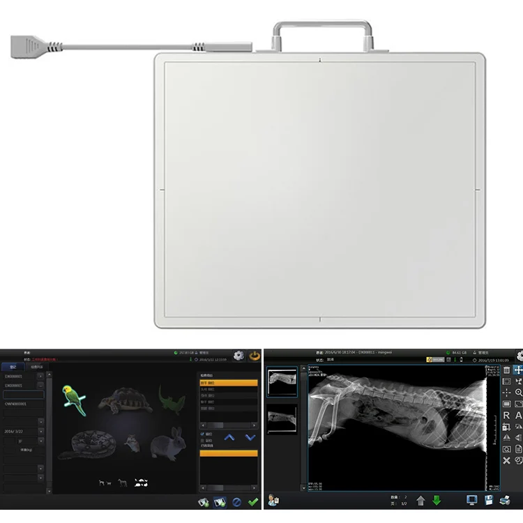 YSFPD4343A DR X RAY Flat Panel Wired Or Wireless Veterinary Human Software X-ray Digital Detector DR Xray Flat Panel Detector