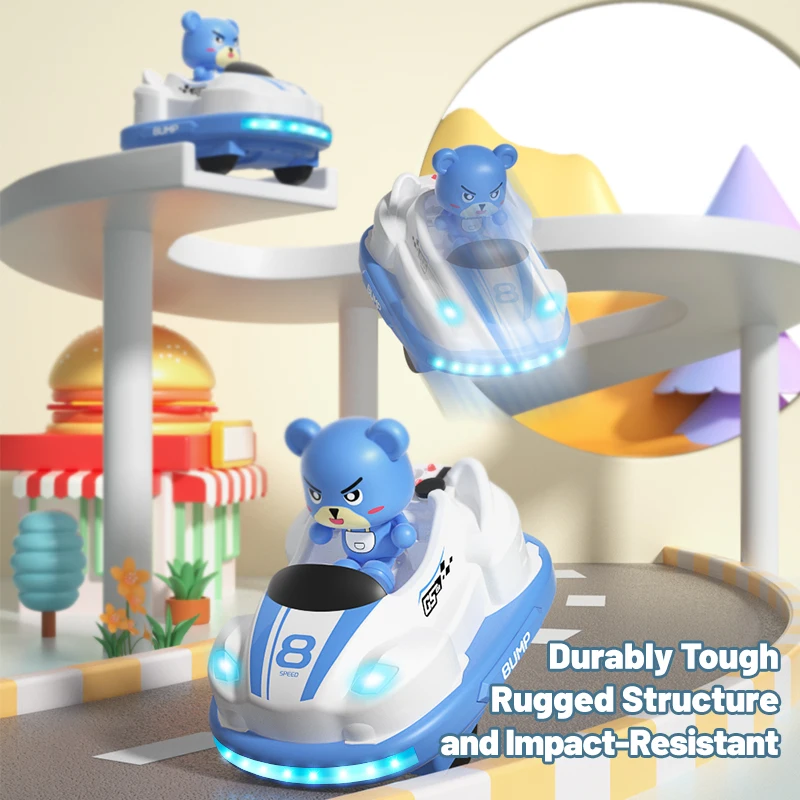Jjrc Q180 Радиоуправляемый бампер автомобиля Звук и свет Музыка Соревновательная взаимодействие родителей и детей Картинг Детская игрушка для мальчиков Подарки на день рождения