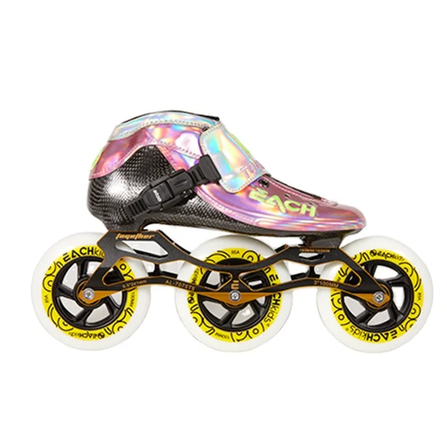 

Eachkids Freestyle Speed Racing Roller Skates Professional Inline Speed Skating for Teenagers and Adults Aluminum Alloy