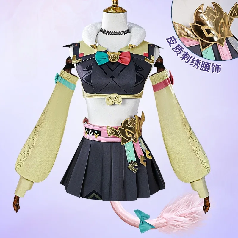 

Anime Genshin Impact Varesa Cosplay Costume game animation role-playing clothes Halloween Christmas Carnival Party Dress gifts