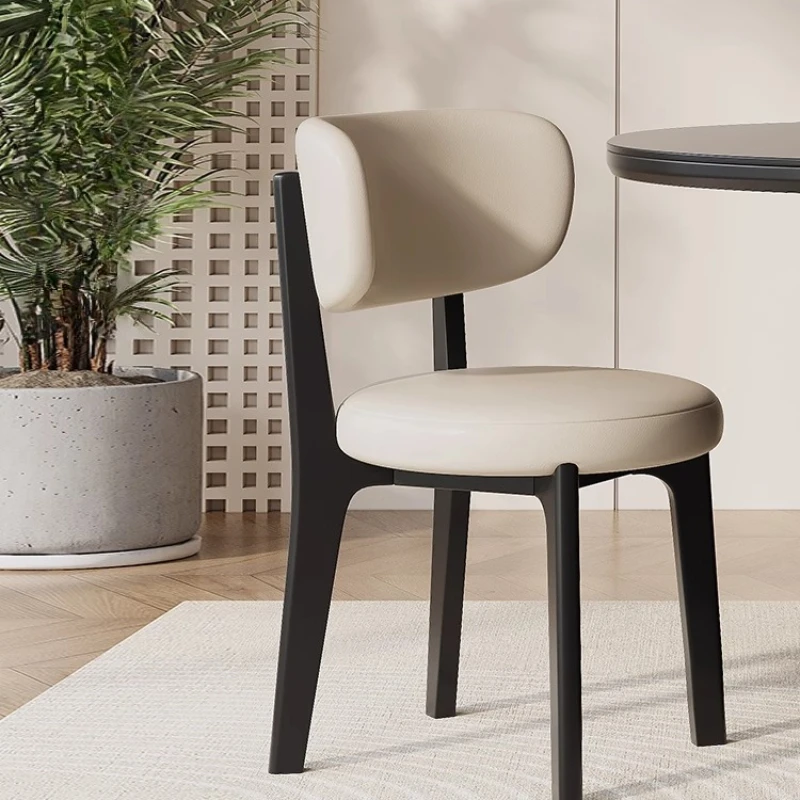 

Dining Chairs Luxury Wooden Single Design Chairs Lazy Relaxing Modern Furniture