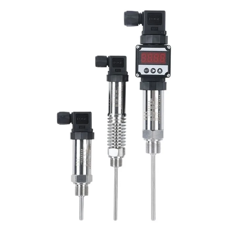 

Hersman Integrated Temperature Transmitter 4-20ma Digital Display Plug-in Thermal Resistance PT100 Temperature Sensor