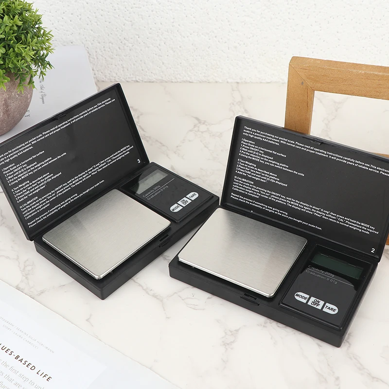 Portable High Precision Electronic Scales Jewelry Gold Gram Weight Balance Jewelry Electronic Scale 100g /200g/300g/500g 0.01g