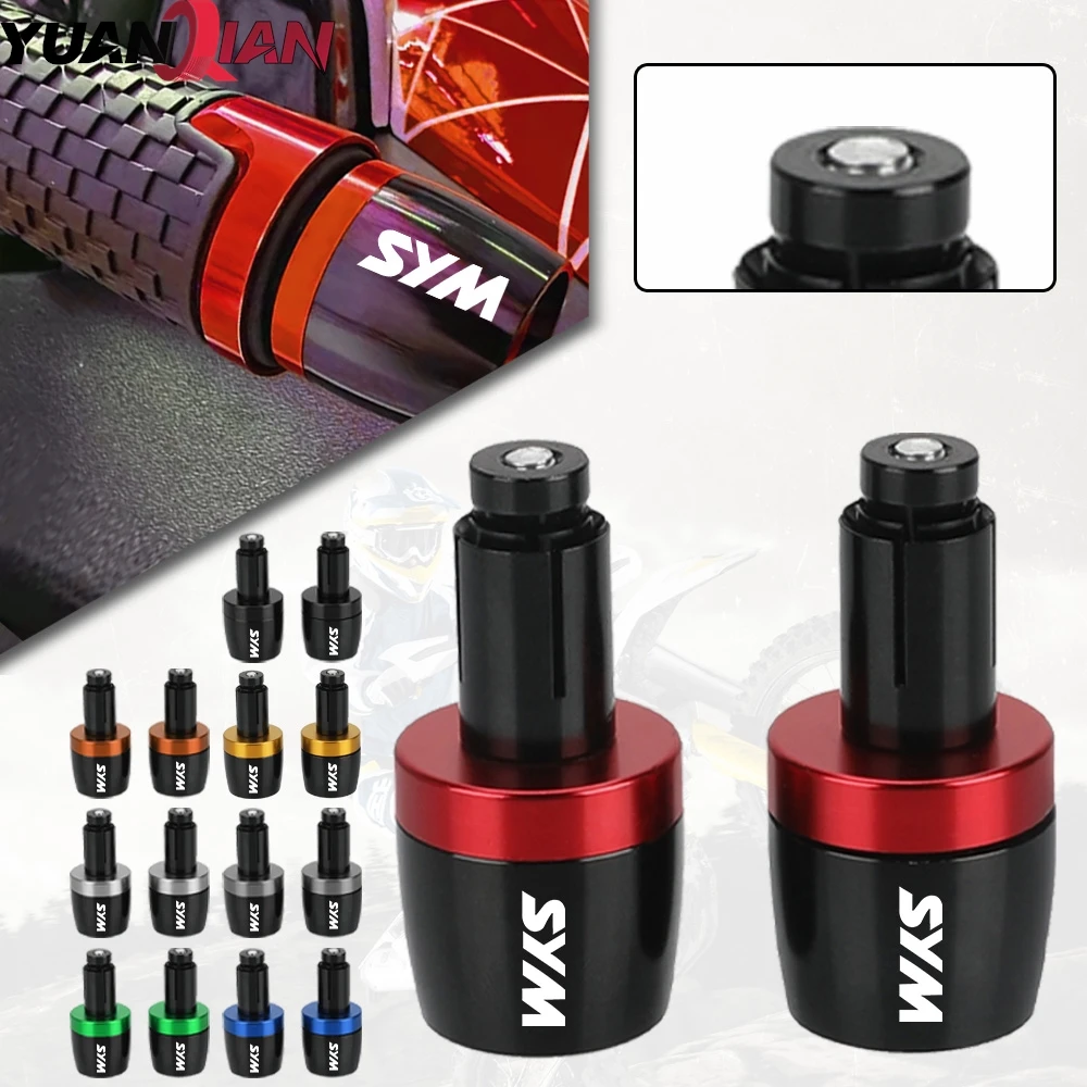 

For SYM MAXSYM 400i 600i MAX 400 600 2020-2024 2023 2022 2021 Motorcycles Handlebar Grips Bar Ends Cap Counterweight Plug Slide