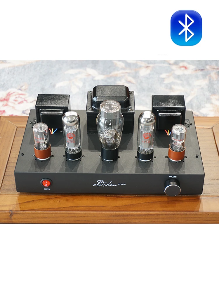Oldchen-Tube hifiパワーアンプ、EL34-B、純粋なクラスA、手作り、家庭